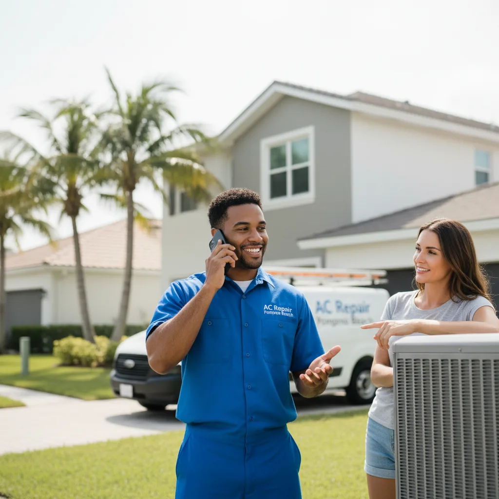 AC Repair Pompano Beach customer support in Farmingville